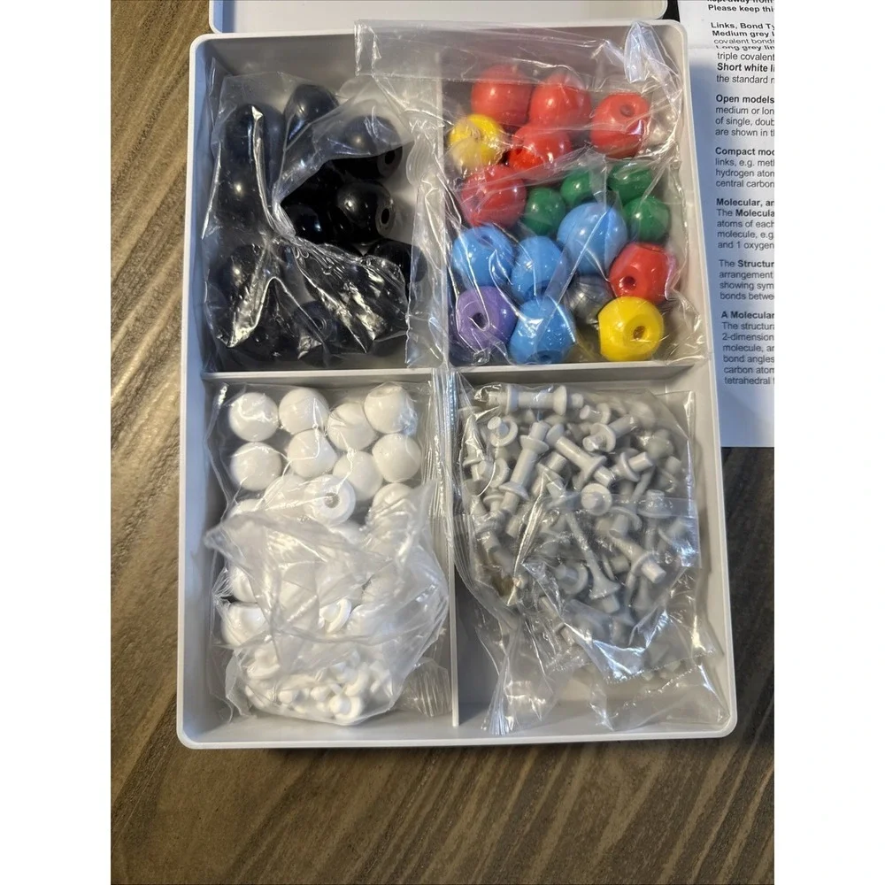 Molymod Organic Student Set MMS-008 Made In England Complete 114 Pieces & Tool